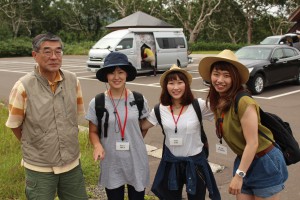 神仙沼へハイキング。宮町先生と撮影。