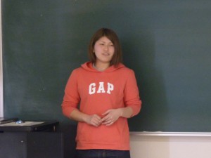 2012年度半期留学生の報告会