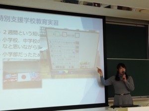 在学生から大学生活についてのお話