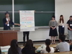 2016年夏の全国学生FDサミットでの発表の様子